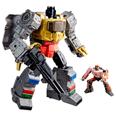 Hasbro Pulse Transformers Studio Series The Transformers: The Movie Dinobot Grimlock and Autobot Wheelie